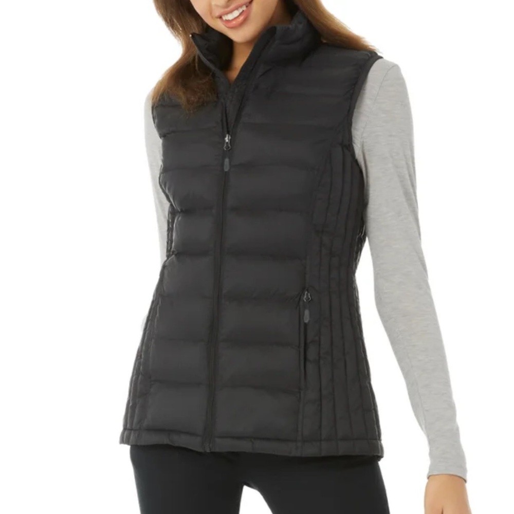 32 Degrees Women's Charcoal Puffer Vest